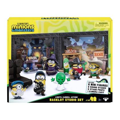 Illumination's Minions & Monsters Figure 6-pack Backlot Studio Set