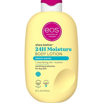 eos Shea Better 24H Moisture Body Lotion - Beach Waves - 16 fl oz