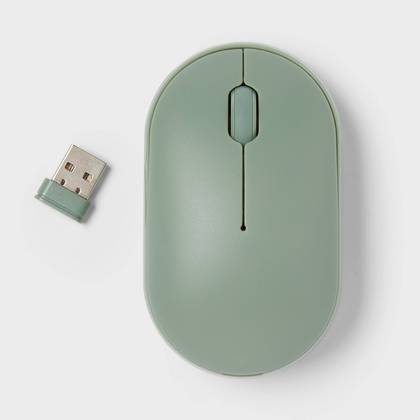 Wireless Mouse - heyday™ Jade: USB-A Connection, Bluetooth, Home Use