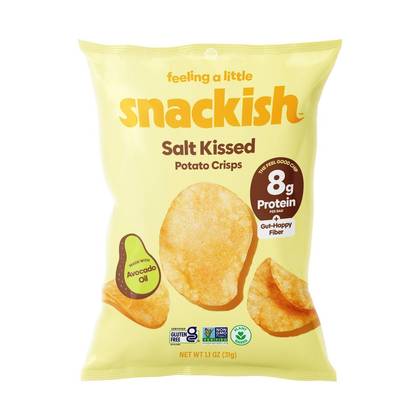 Snackish Salt Kissed 8g Protein Potato Chips - 1.1oz