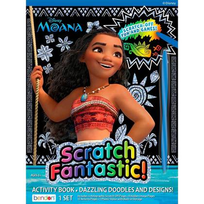Bendon Licensed Scratch Art Moana
