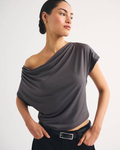 Asymmetrical Draped Top
