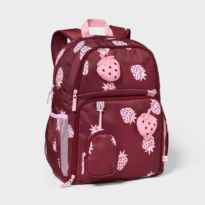 Kids' 17" Backpack - Cat & Jack™ Strawberry