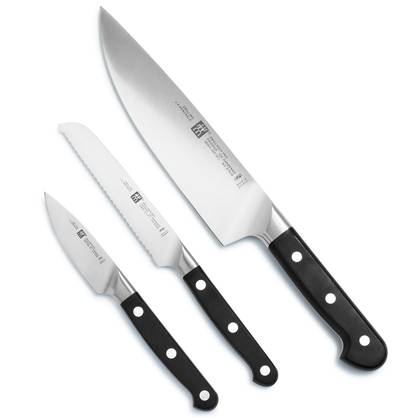 Zwilling Pro 3-Piece Chef's Knife Set