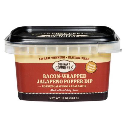 Culinary Cowgirls Bacon Wrapped Jalapeno Popper Dip - 12oz