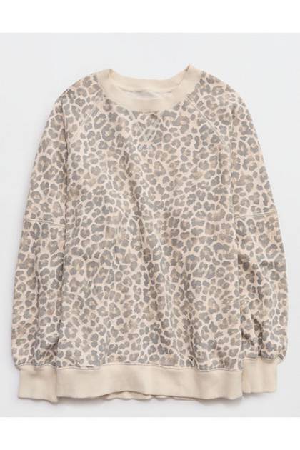 Aerie Go-To Boyfriend Sweatshirt Dusk
