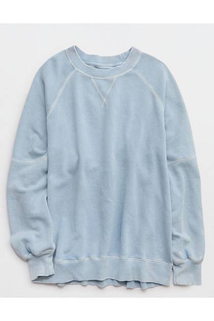 Aerie Go-To Boyfriend Sweatshirt Cloud Wash