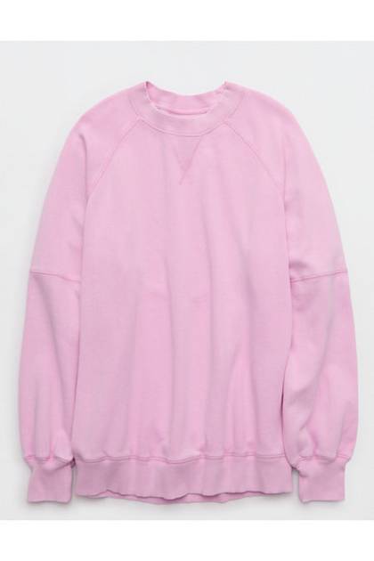 Aerie Go-To Boyfriend Sweatshirt Violet Willow