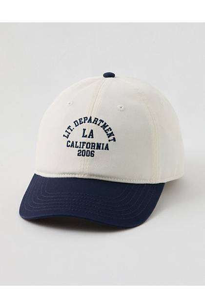 Aerie Colorblock Baseball Hat Night Time Navy