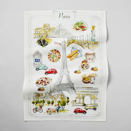 Sur La Table Paris Map Kitchen Towel