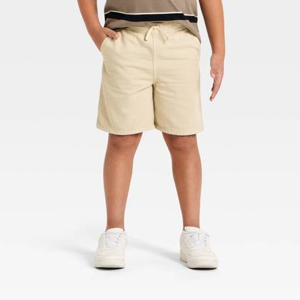 Boys' 'At the Knee' Denim Pull-On Shorts - Cat & Jack™ Tan M