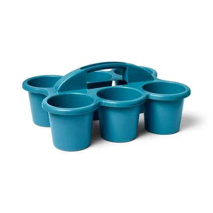 6 Cup Caddy Deep Sea Blue, Teacher Supplies - up&up™