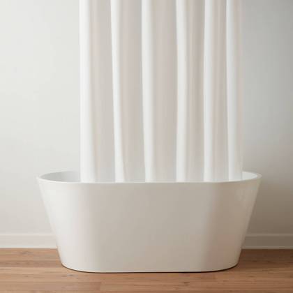 71"x71" Mid Weight Color Shower Liner White - Threshold™