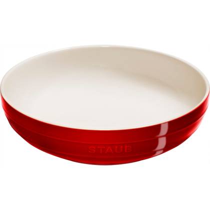Staub Ceramic Shallow Serving Bowl, 11"