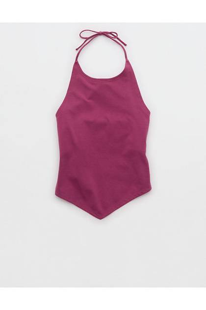 Aerie Handkerchief Hem Braless Tank Top Autumn Jam