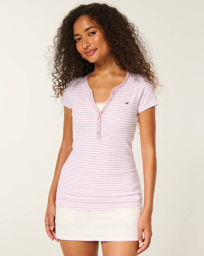 Short-Sleeve Icon Henley