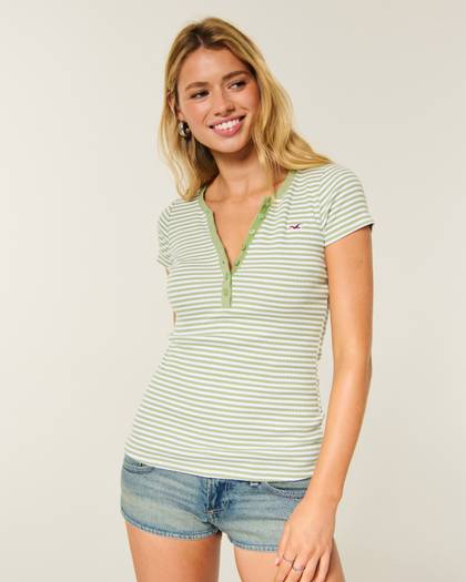 Short-Sleeve Icon Henley