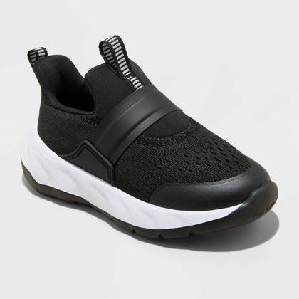 Toddler Dannie Slip-On Machine Washable Performance Sneakers Sneakers - All In Motion™ Black 7T