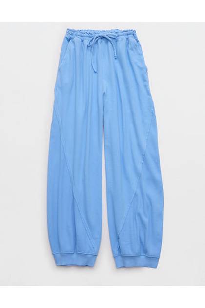 Aerie Unwind Waffle Jogger Horizon Sky