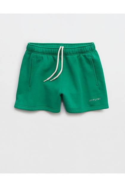 OFFLINE By Aerie 3" Cloud Fleece Short Pine