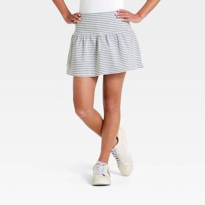 Girls' Knit Skort - art class™ Heather Grey S