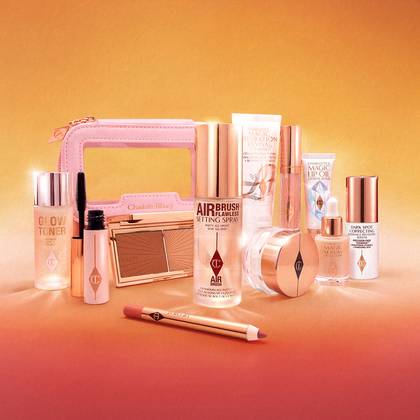 Charlotte Tilbury Charlotte's Mini Glow + Go Travel Beauty Bag - Over 50% Off