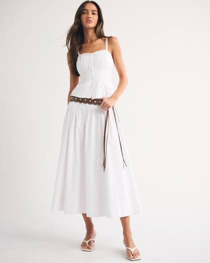 High Rise Maxi Skirt