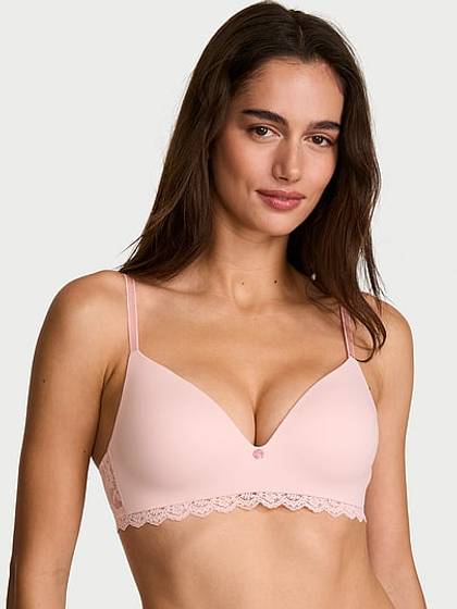 Smooth & Lace Wireless Push-Up Bra