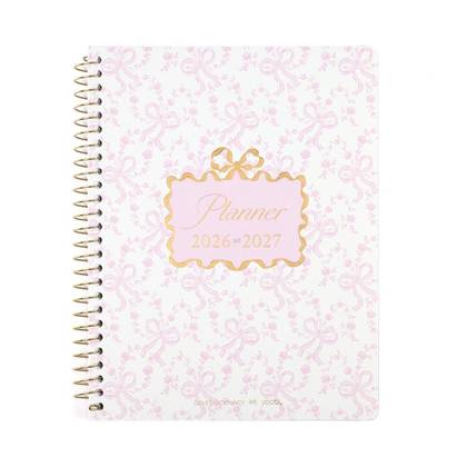 LoveShackFancy x Target - Yoobi Monthly and Weekly Planner 7"x 9" - Coquette Bow