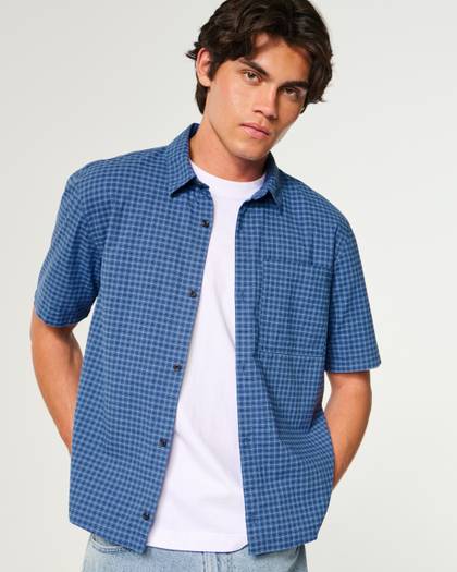 Boxy Short-Sleeve Shirt