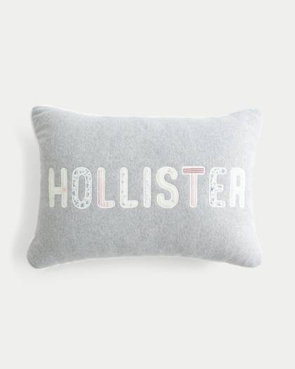 Hollister x Target Patchwork Logo Graphic Lumbar Bed Pillow