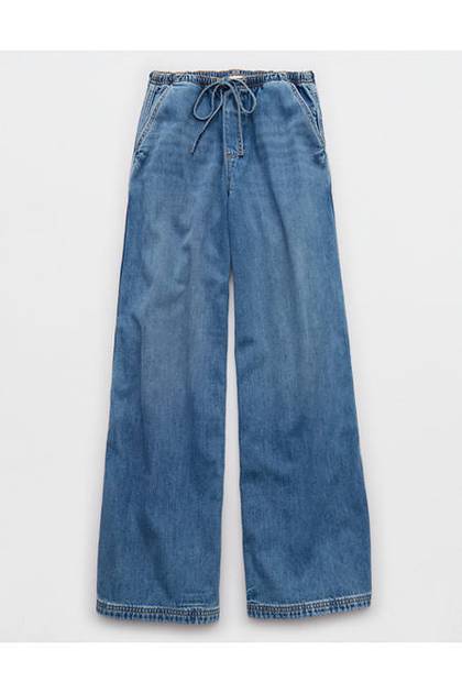 Aerie Daydream Denim Pull-On Pant Bright Idea