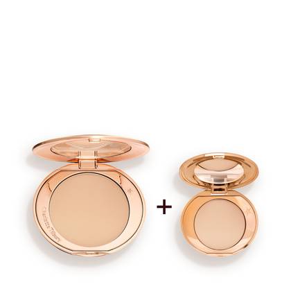 Charlotte Tilbury Airbrush Flawless Finish Full-size + Travel-size Duo - Full Size + Free Travel Size