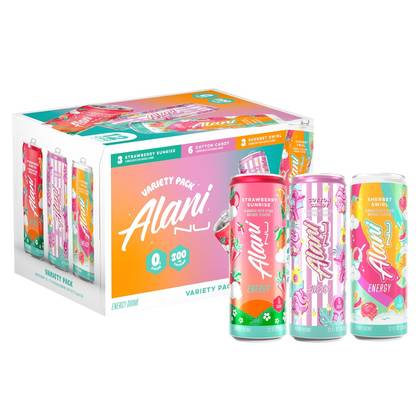 Alani Nu Variety Pack Energy Drink ( Cotton Candy, Strawberry Sunrise, Sherbet Swirl) - 12pk/12 fl oz Cans