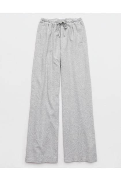 Aerie Jet Setter Trouser Medium Heather Gray