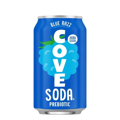 Cove Blue Razz Prebiotic Soda - 12 fl oz Can