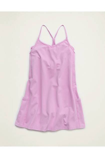 OFFLINE By Aerie OG Cotton Racerback Mini Dress Planet Pink
