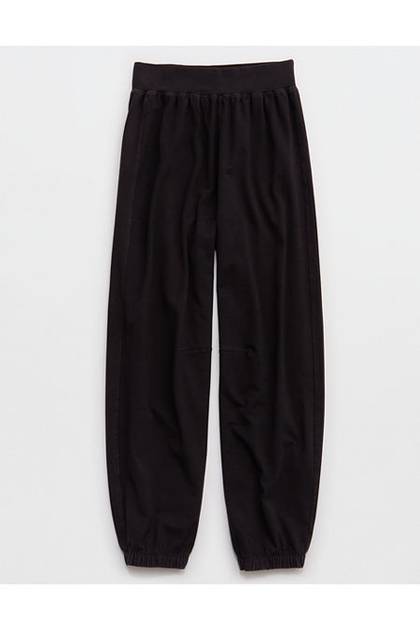OFFLINE By Aerie OG Cotton Baggy Jogger Washed Black