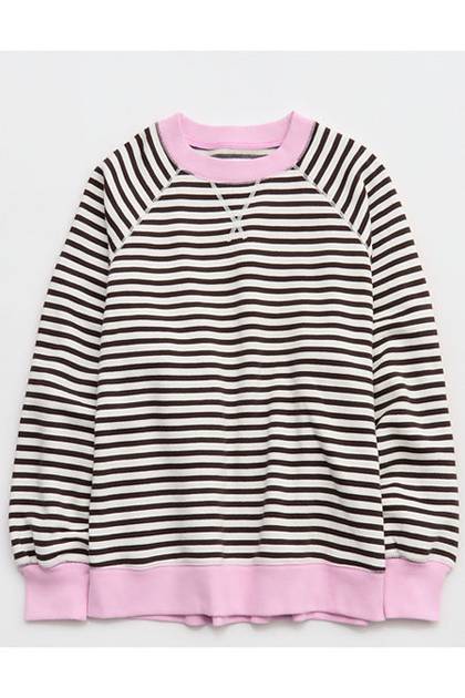 Aerie Go-To Boyfriend Sweatshirt Deep Earth