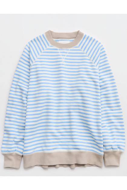 Aerie Go-To Boyfriend Sweatshirt Horizon Sky