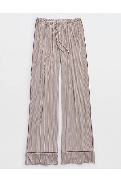 OVERSLEPT by Aerie Real Soft® Piping PJ Pant Universe