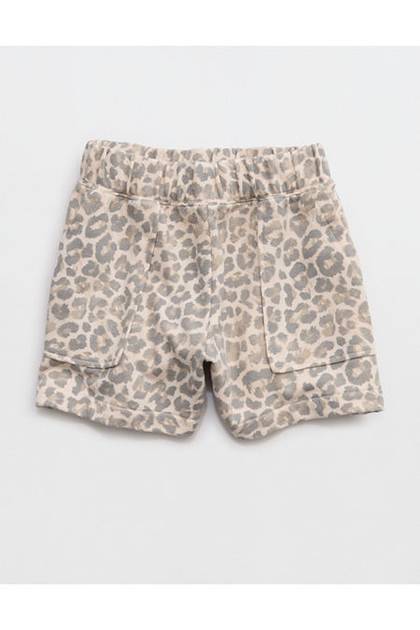 Aerie Go-To Fleece Short Dusk