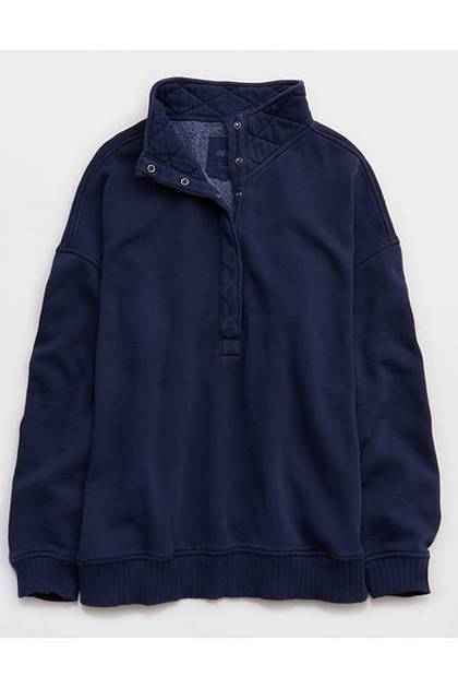 Aerie Oh Snap! Sweatshirt Navy