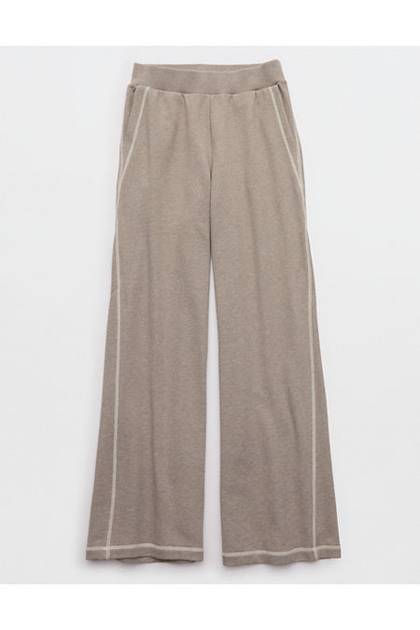 Aerie Go-To Trouser Heathered Taupe