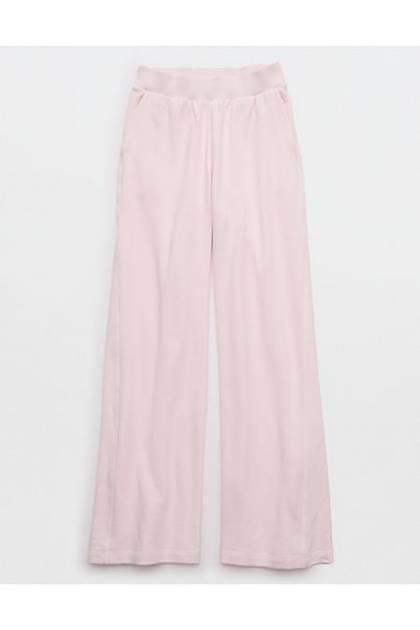 Aerie Go-To Trouser Pink Petal
