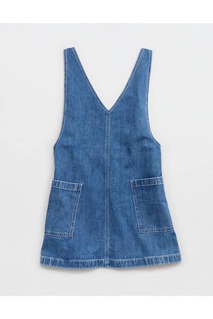 Aerie Denim Skirtall Bright Idea