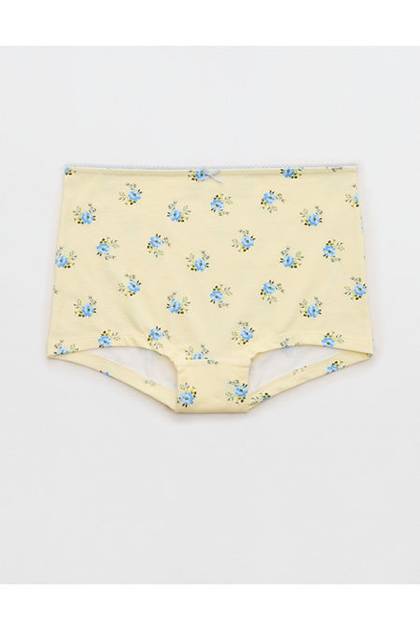 Superchill Cotton High Rise Shortie Underwear Cozy Yellow