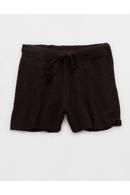Aerie Sweater Short Deep Earth
