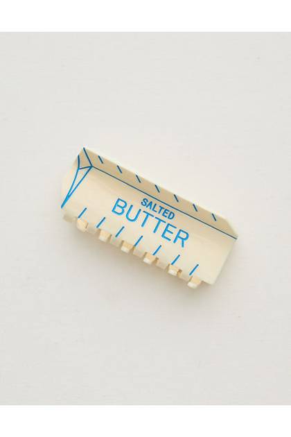 Aerie Butter Claw Clip Cozy Yellow