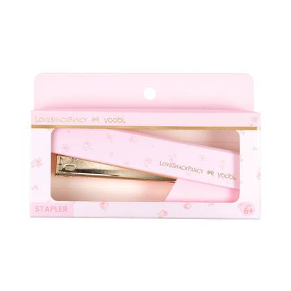 LoveShackFancy x Target - Yoobi Blooming Heirloom Stapler Strawberry Macaroon